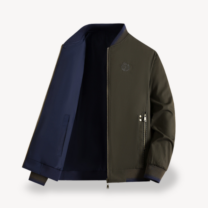 Drune | Herren Leichte Wendbare Bomberjacke - Slim Fit, Mehrere Farben