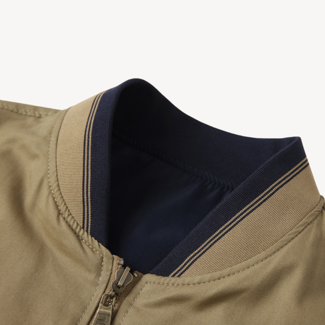 Drune | Herren Leichte Wendbare Bomberjacke - Slim Fit, Mehrere Farben
