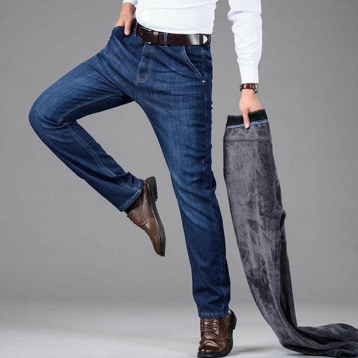 Drune | Herren Stretch Denim Hose Mit Reißverschluss
