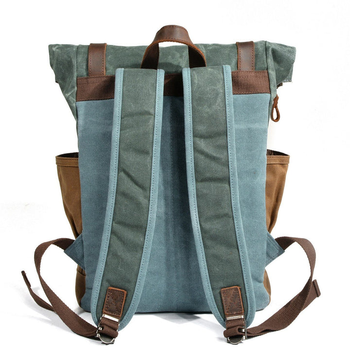 Drune | Canvas Rolltop Rucksack - LundaStyle - Nachhaltig und stilvoll für Abenteurer