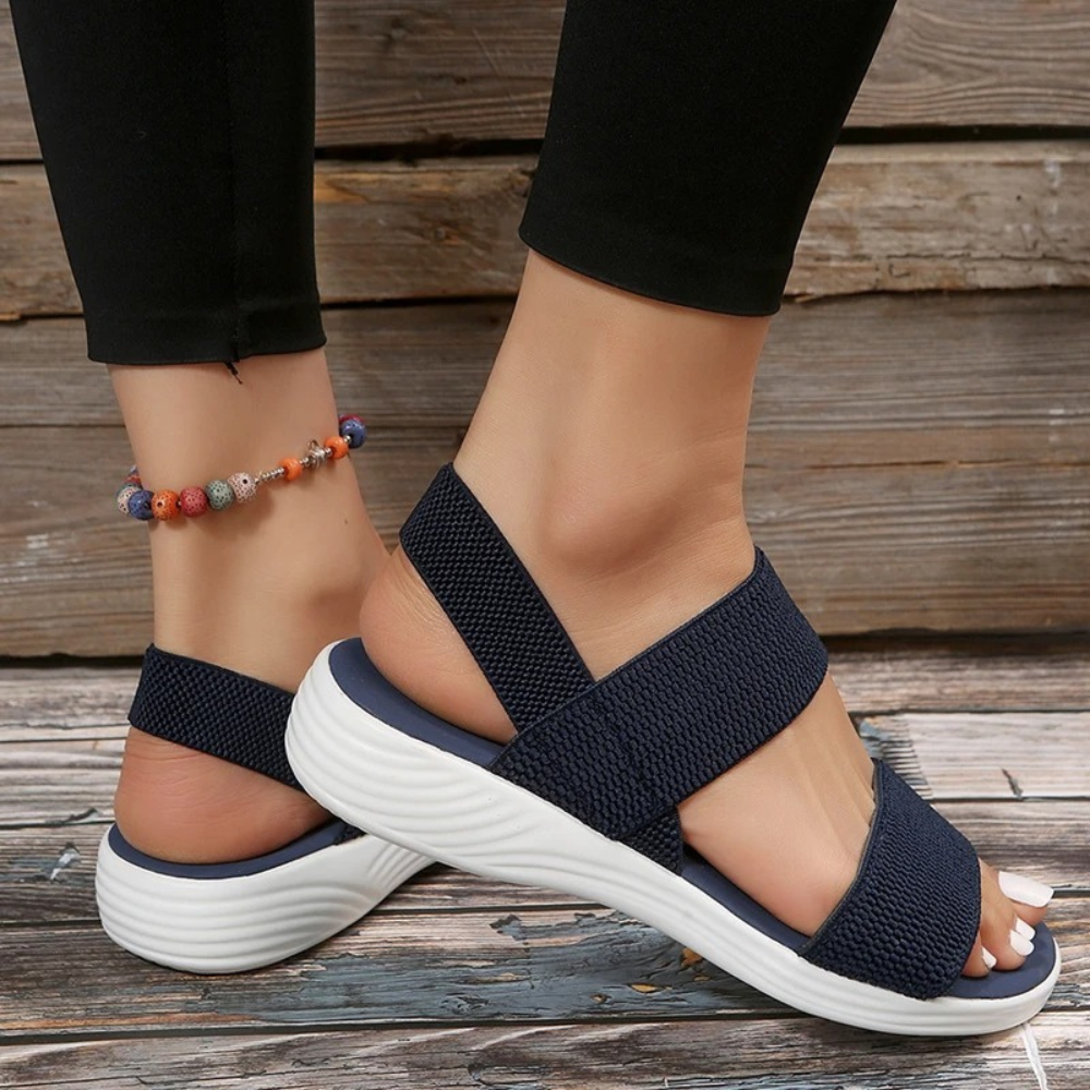 Drune | Mesh Orthopädische Sandalen Zum Hineinschlüpfen