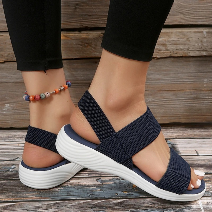 Drune | Mesh Orthopädische Sandalen Zum Hineinschlüpfen