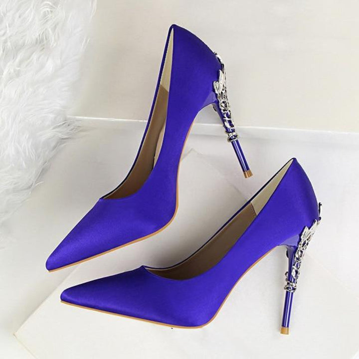 Drune | Metall Geschnitzte Pumps Elegante High Heels