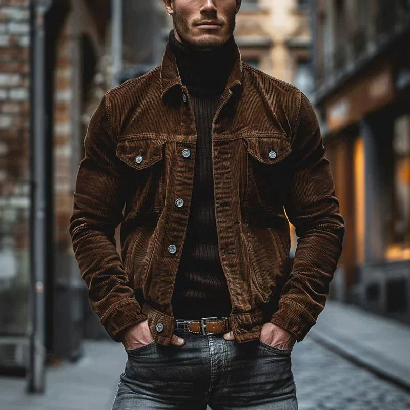 Drune | Retro Cordjacke