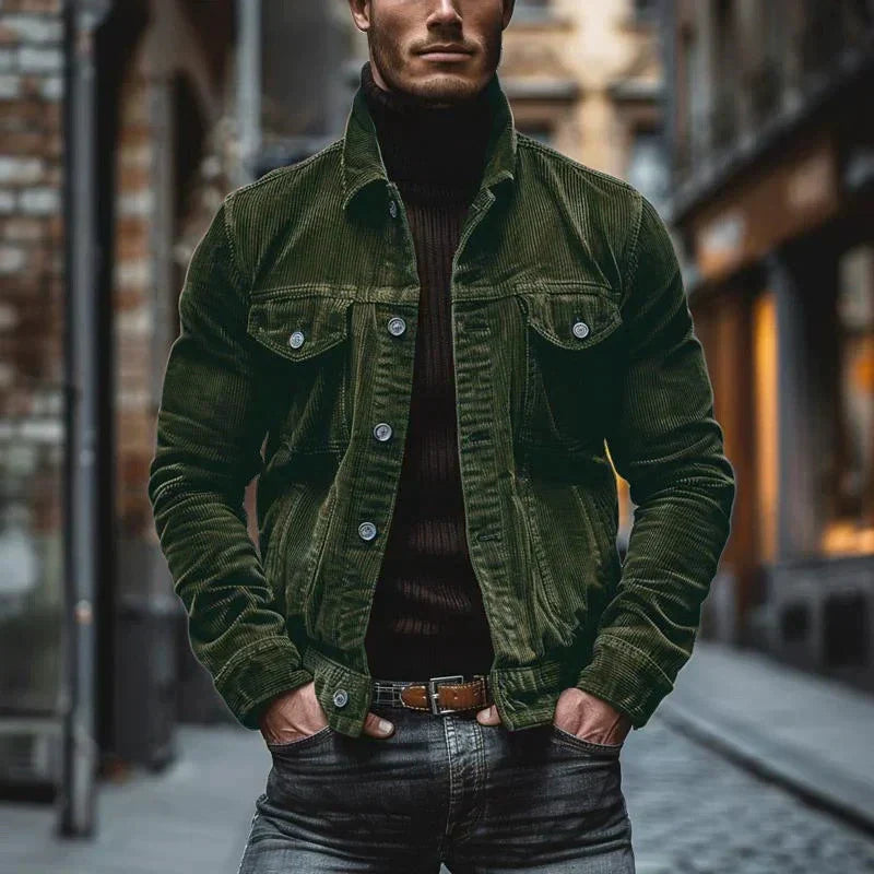 Drune | Retro Cordjacke