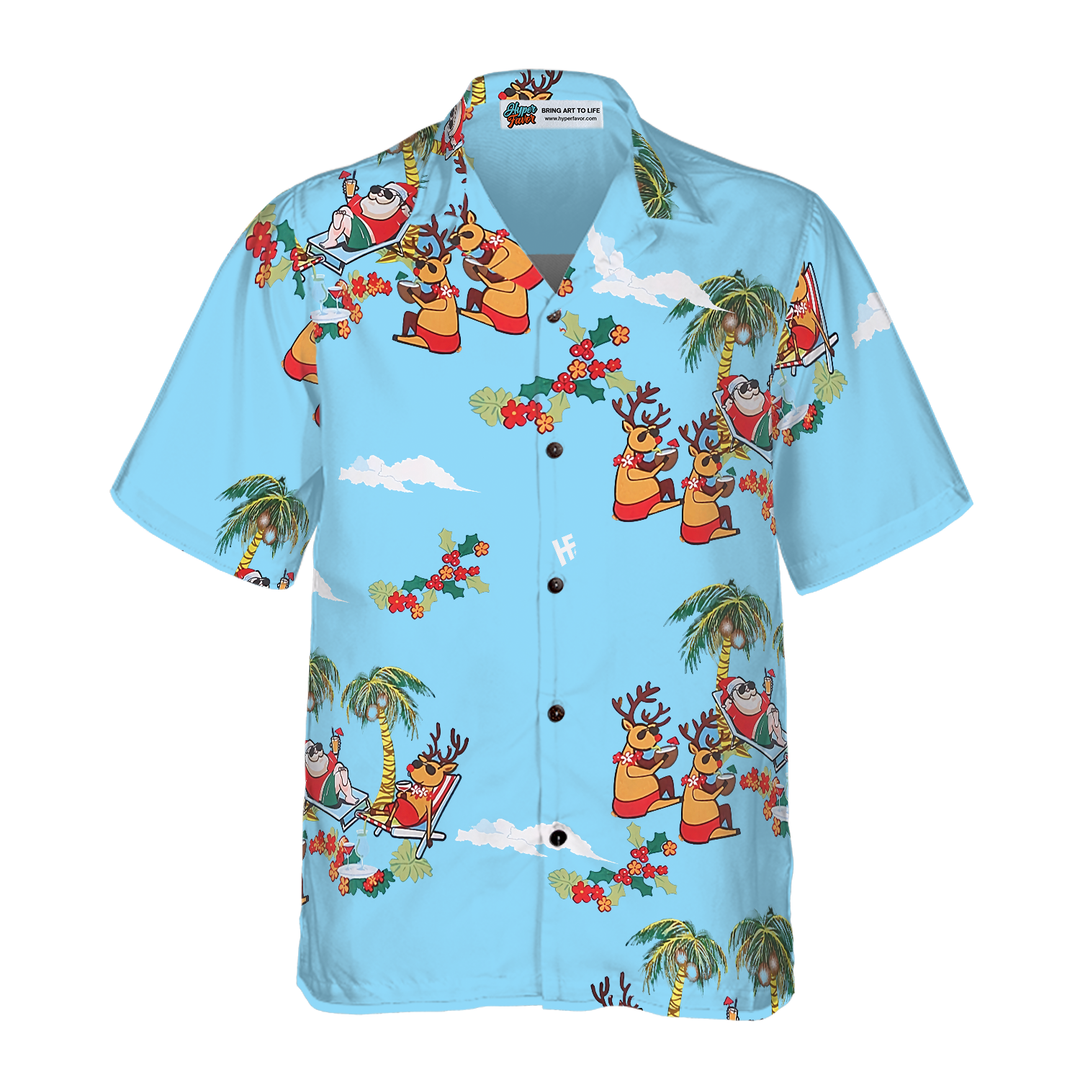 Drune | Frohe Weihnachten Santa Claus 2 Hawaiian Shirt