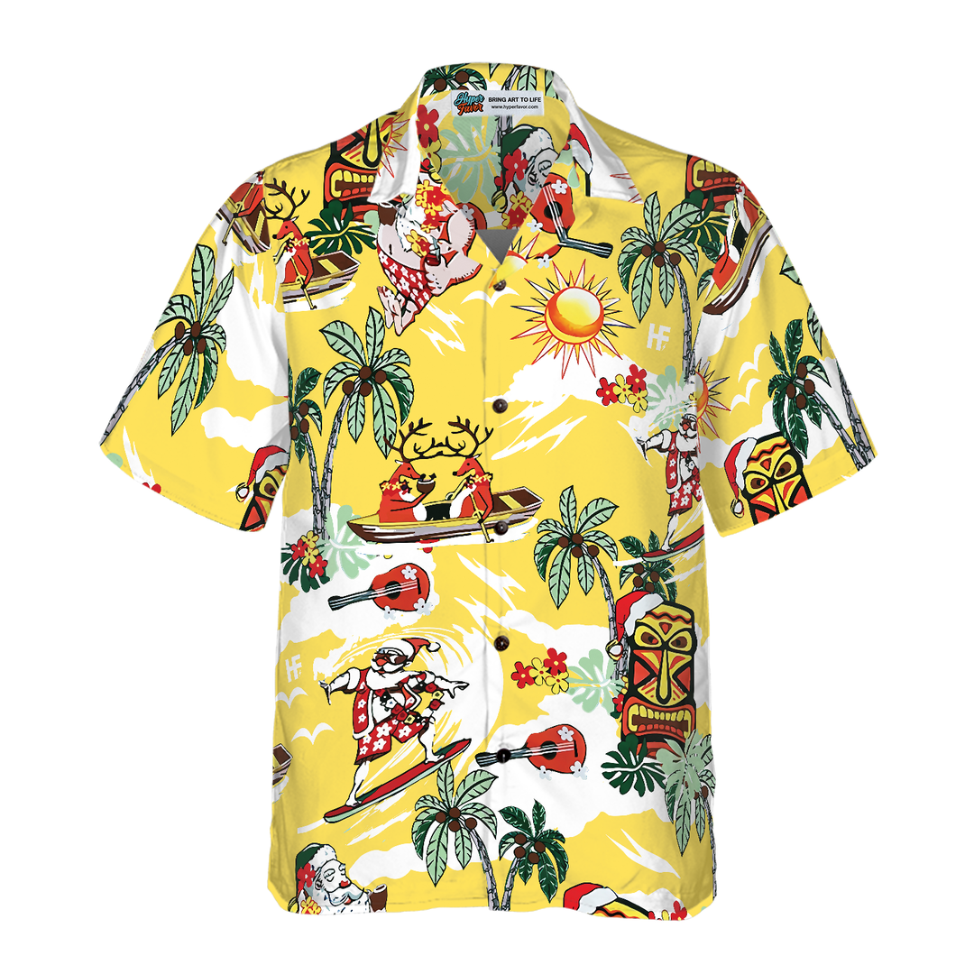 Drune | Frohe Weihnachten Santa Claus 15 Hawaiian Shirt
