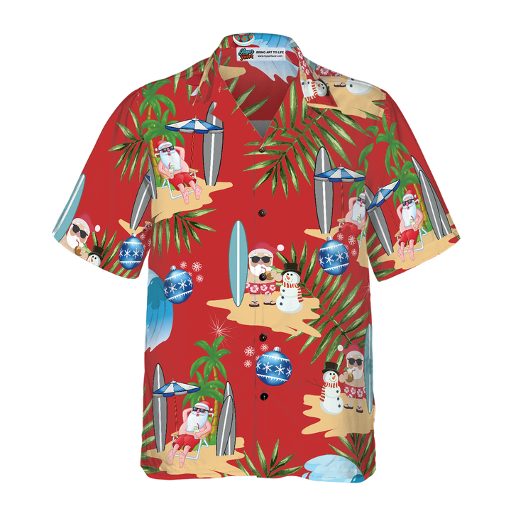 Drune | Frohe Weihnachten Santa Claus 11 Hawaiihemd