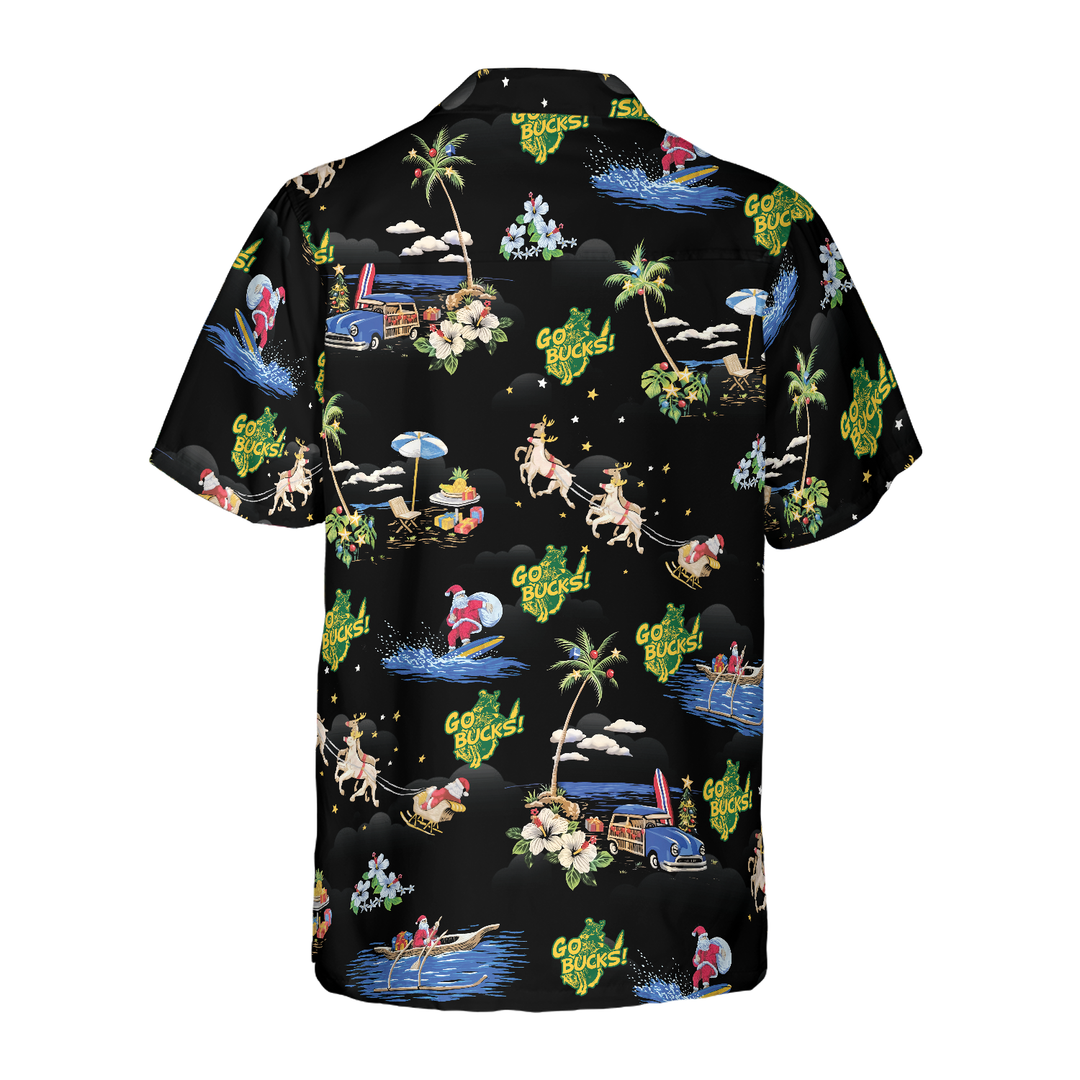 Drune | Go Bucks Logo Weihnachts Hawaiian-Shirt