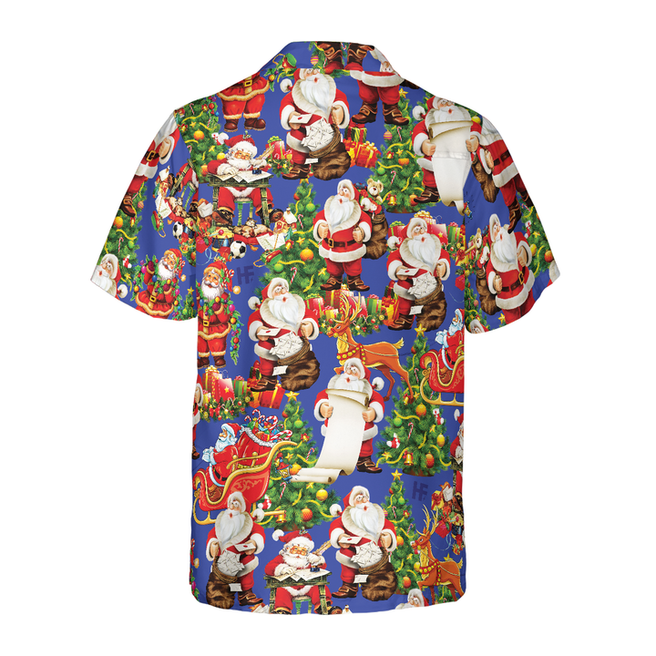 Drune | Frohe Weihnachten Santa Claus 6 Hawaii-Hemd