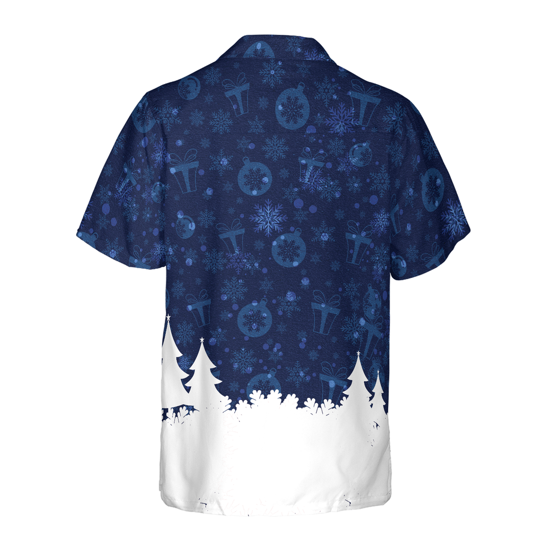 Drune | Hyperfavor Weihnachtsbaum Hawaiian Shirt, Weihnachtshemden Kurzarm Button-Down-Hemd für Männer und Frauen