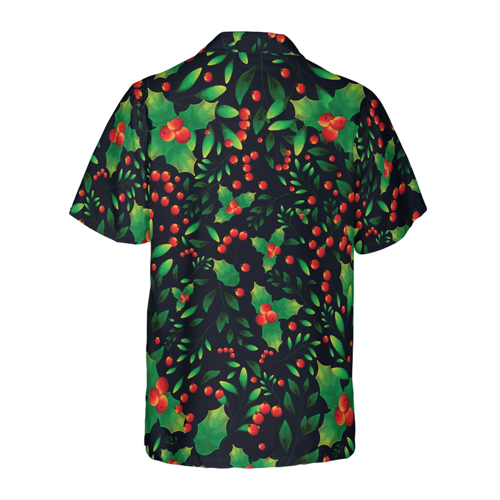 Drune | Hyperfavor Weihnachtsbaum-Muster Hawaiian-Shirt, Weihnachtshemden Kurzarm Button-Down-Shirt für Männer und Frauen