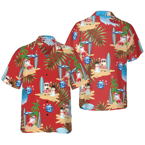 Drune | Frohe Weihnachten Santa Claus 11 Hawaiihemd