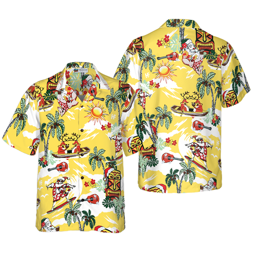 Drune | Frohe Weihnachten Santa Claus 15 Hawaiian Shirt
