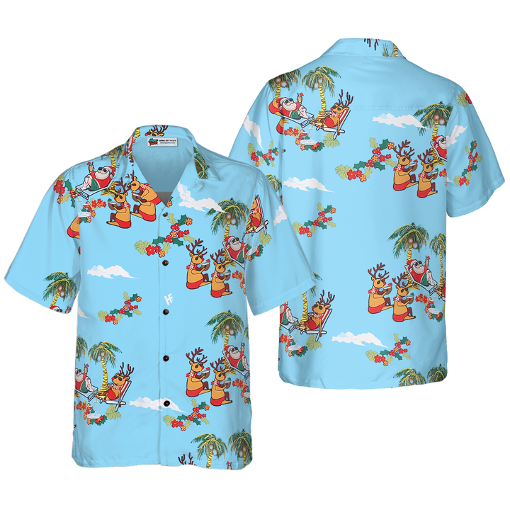 Drune | Frohe Weihnachten Santa Claus 2 Hawaiian Shirt
