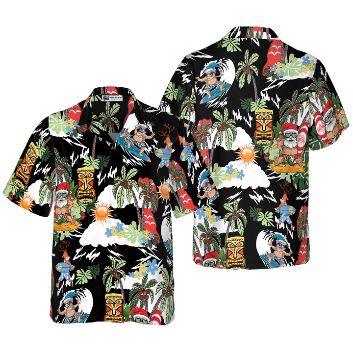 Drune | Fröhliche Weihnachten Santa Claus 9 Hawaiian Shirt