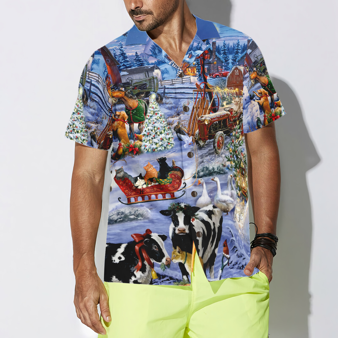 Drune | SCHÖNE FARM AN WEIHNACHTEN Hawaiian Shirt