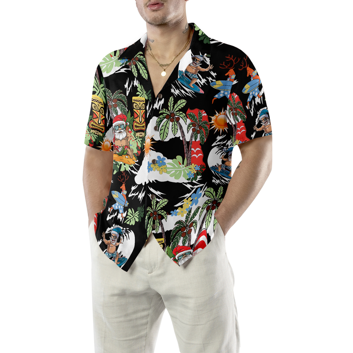 Drune | Fröhliche Weihnachten Santa Claus 9 Hawaiian Shirt