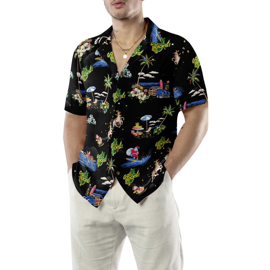 Drune | Go Bucks Logo Weihnachts Hawaiian-Shirt