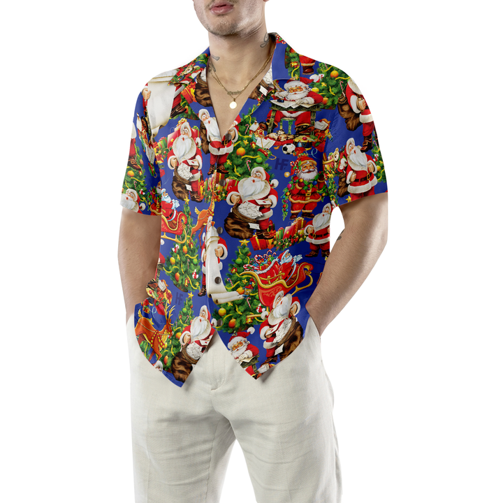 Drune | Frohe Weihnachten Santa Claus 6 Hawaii-Hemd