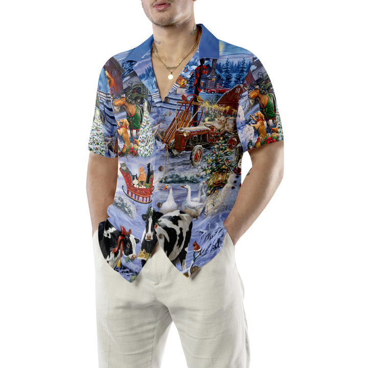 Drune | SCHÖNE FARM AN WEIHNACHTEN Hawaiian Shirt