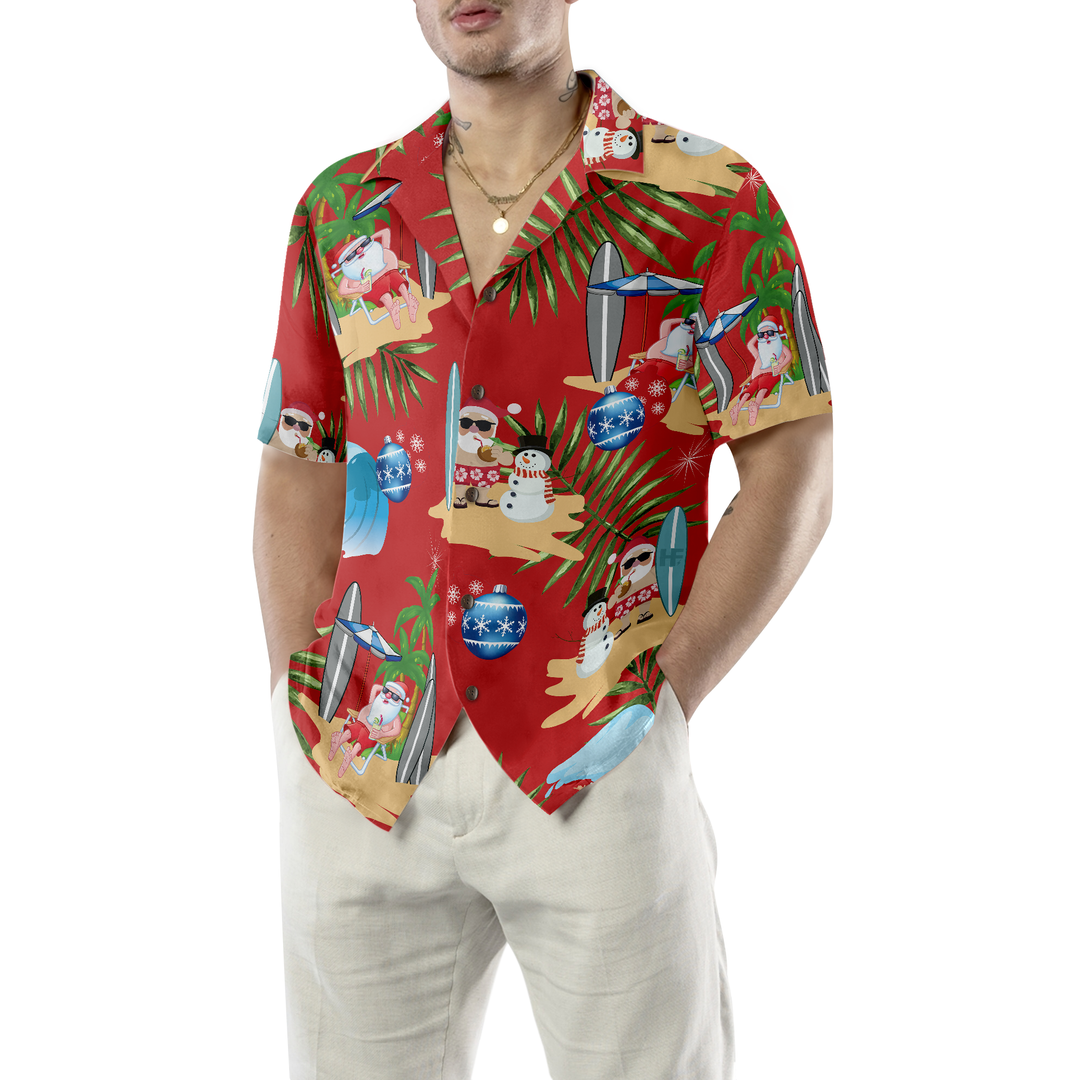 Drune | Frohe Weihnachten Santa Claus 11 Hawaiihemd