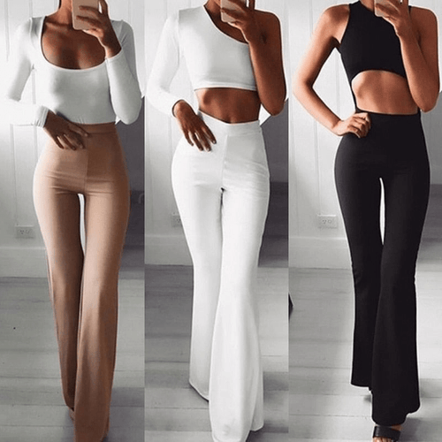 Drune | Elegante Weite Freizeit Damenhose Hochwertige Kleidung