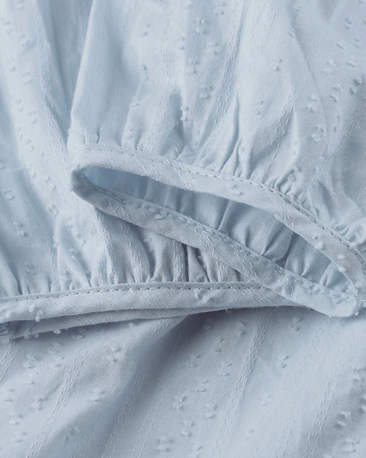 Drune | Entspanntes Boho-Hemdkleid mit V-Ausschnitt für Damen