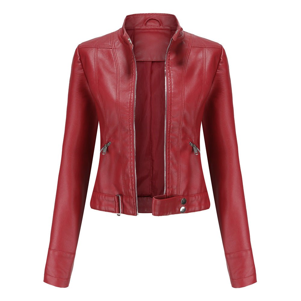 Drune | Damen Bikerjacke mit Tailliertem Schnitt und Modernem Design
