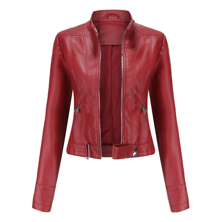 Drune | Damen Bikerjacke mit Tailliertem Schnitt und Modernem Design