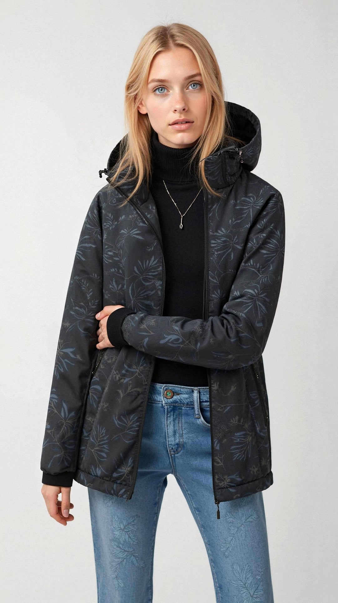 Drune | Outdoor- Regenjacke Damen - Wetterfest mit Kapuze