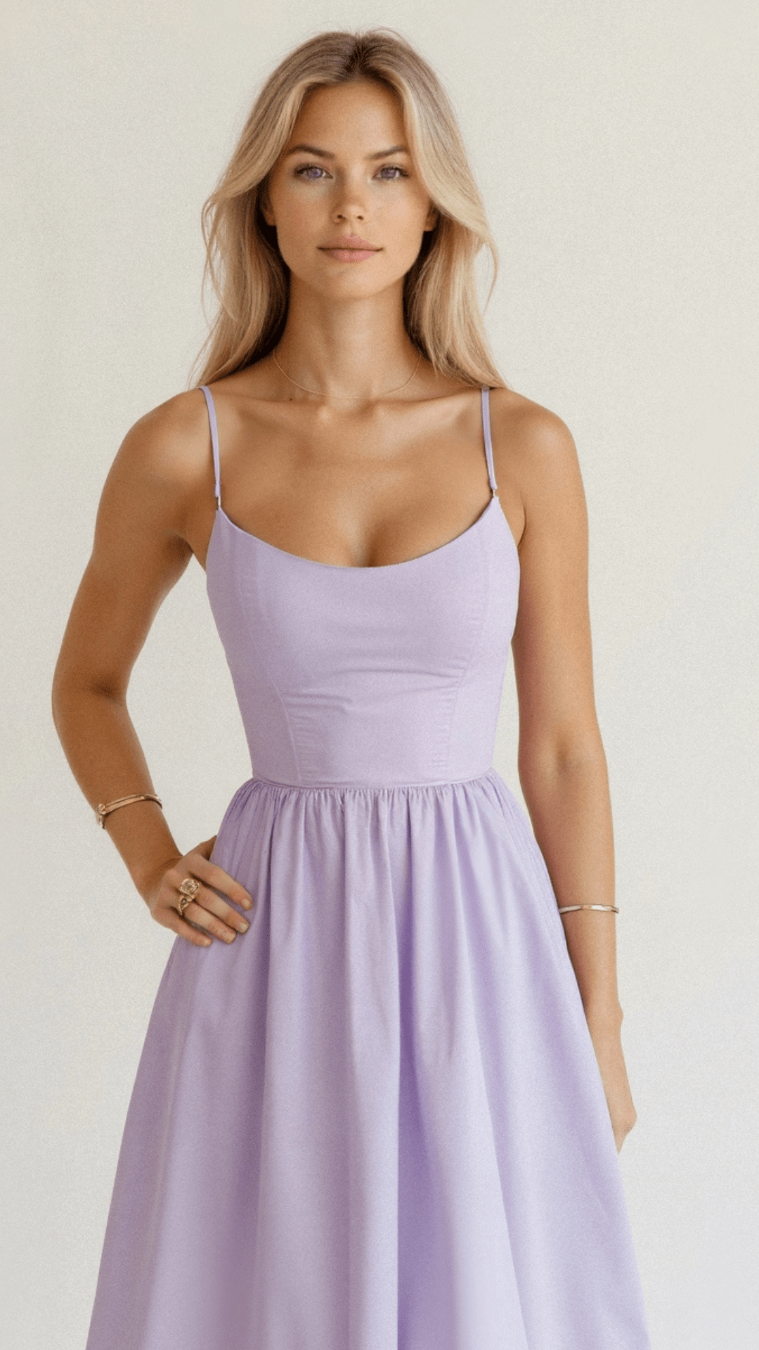 Drune | Elegantes Ärmelloses Midikleid für Damen