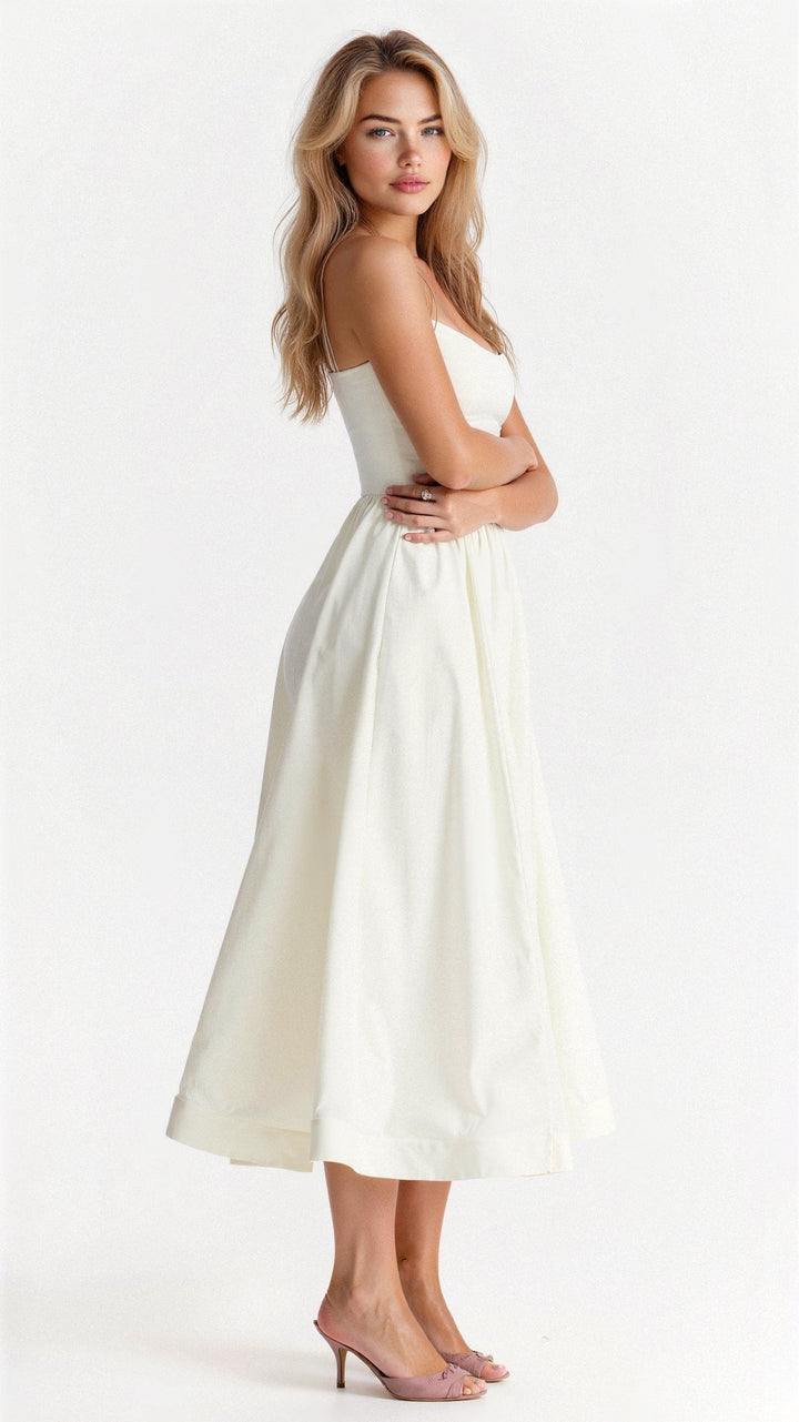 Drune | Elegantes Ärmelloses Midikleid für Damen