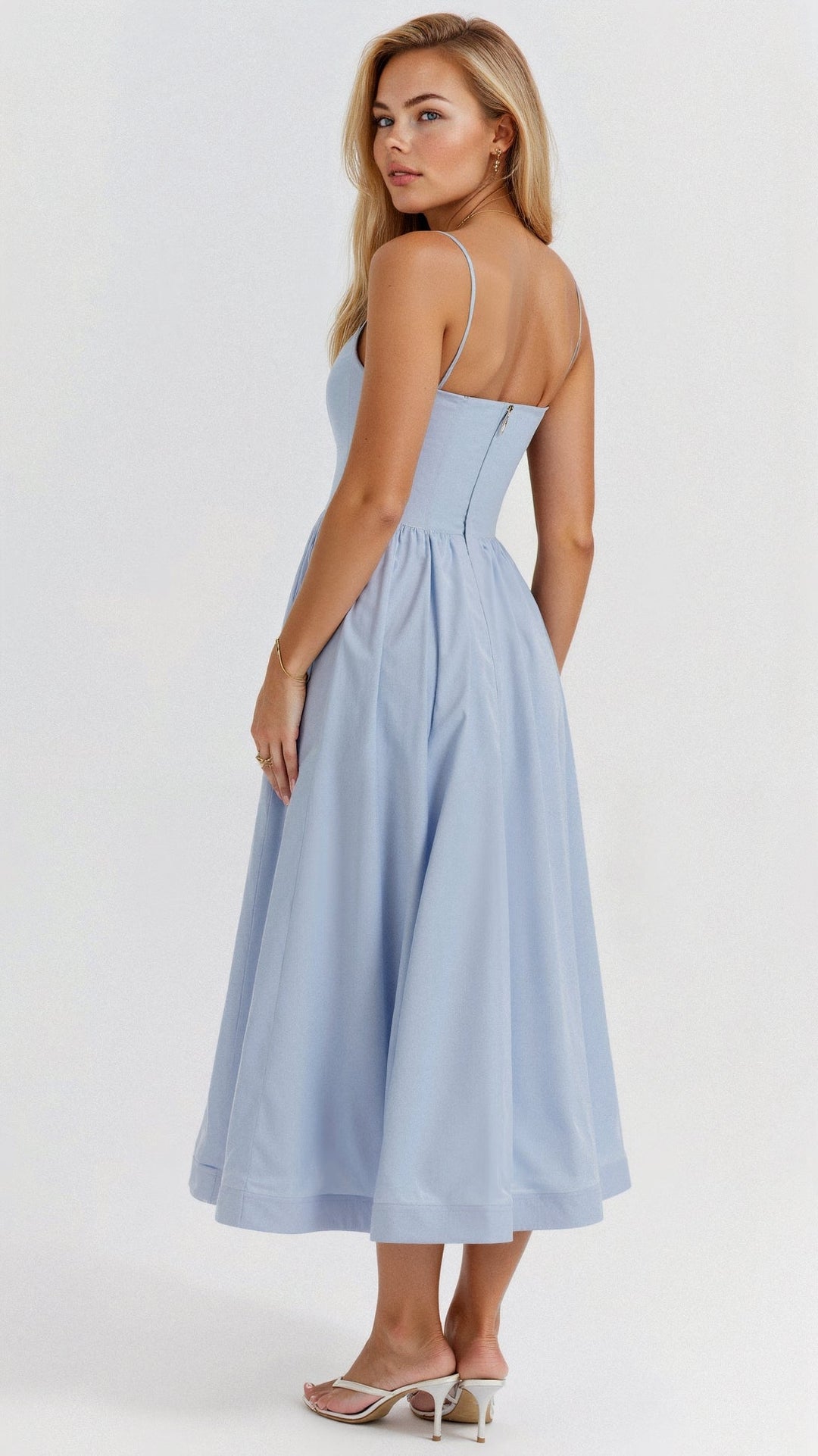 Drune | Elegantes Ärmelloses Midikleid für Damen