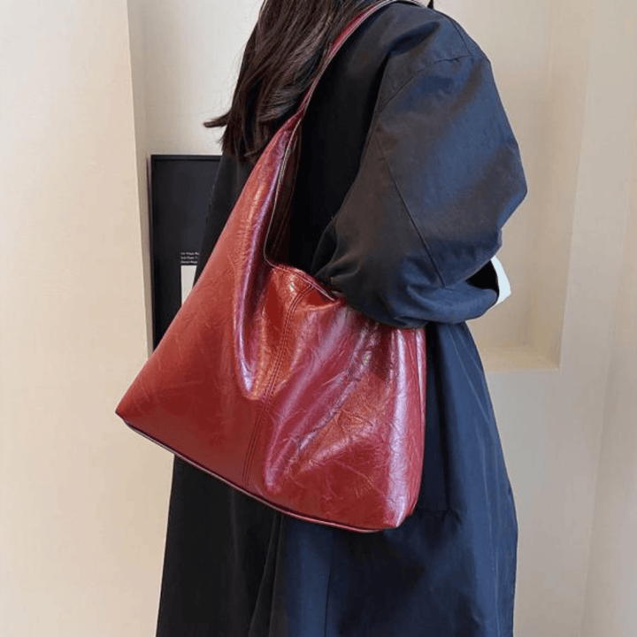 Drune | Elegante Leder Schultertasche für Frauen