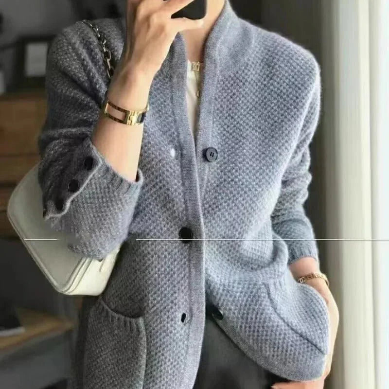 Drune | Elegante Strickjacke für Damen mit langen Ärmeln