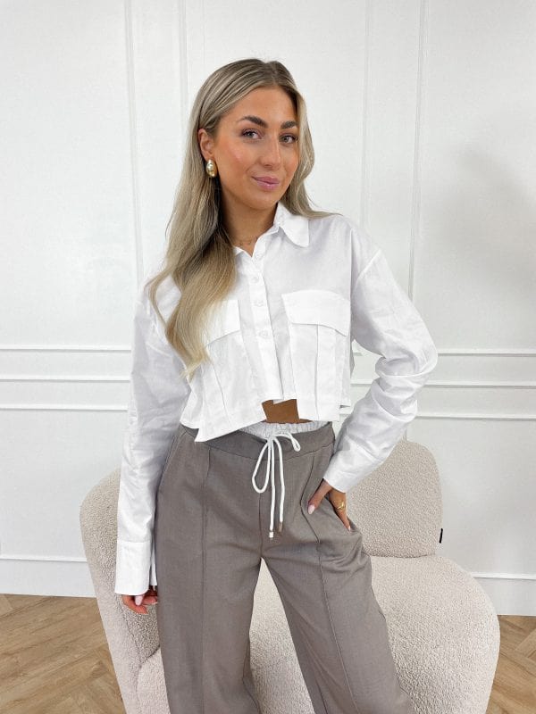 Drune | Crop Bluse Top