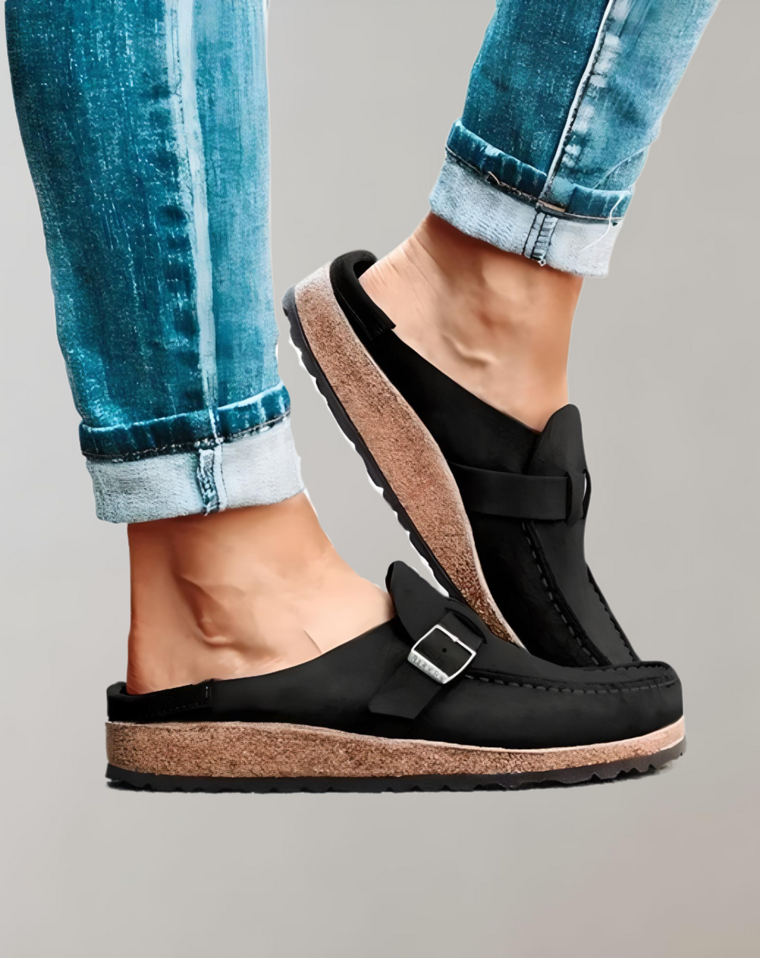Drune | Halbloafer Stil Mit Schnalle Für Freizeitkleidung Schuhe