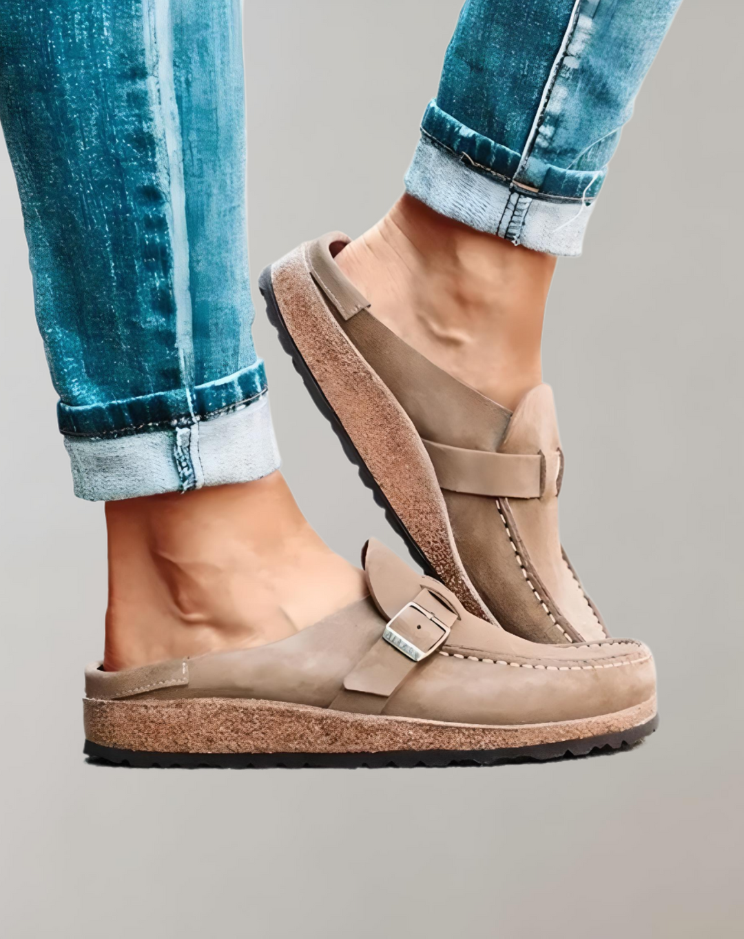 Drune | Halbloafer Stil Mit Schnalle Für Freizeitkleidung Schuhe
