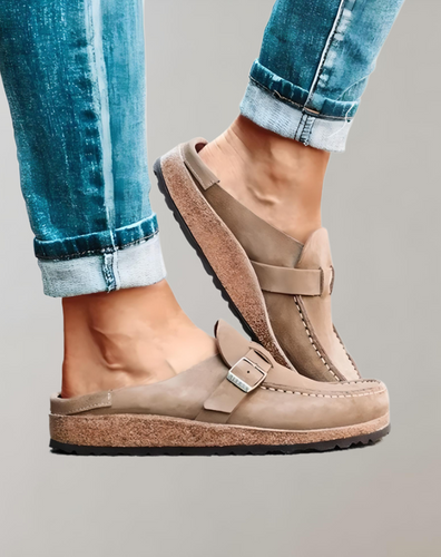Drune | Halbloafer Stil Mit Schnalle Für Freizeitkleidung Schuhe