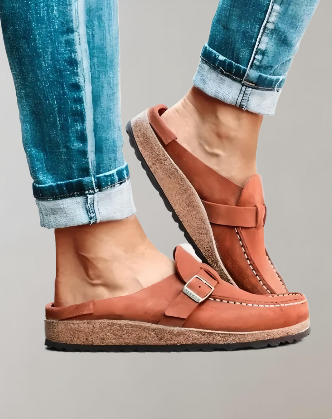 Drune | Halbloafer Stil Mit Schnalle Für Freizeitkleidung Schuhe