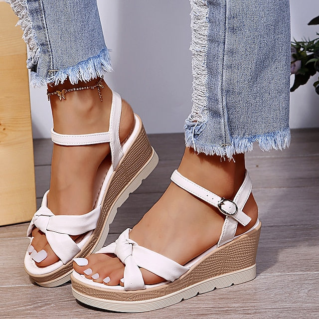 Drune | Elegante Sandalen mit geknoteten Riemen für Damen