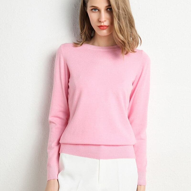 Drune | Sweatshirt - Weiche Wollmischung - runder Ausschnitt - lange Ärmel - bequeme Passform