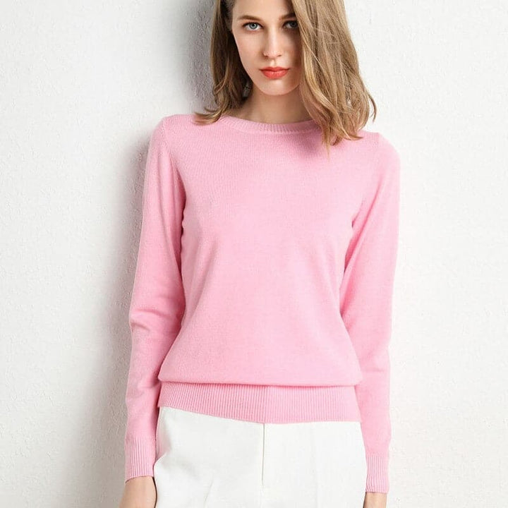 Drune | Sweatshirt - Weiche Wollmischung - runder Ausschnitt - lange Ärmel - bequeme Passform