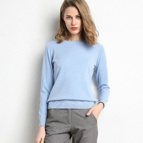 Drune | Sweatshirt - Weiche Wollmischung - runder Ausschnitt - lange Ärmel - bequeme Passform