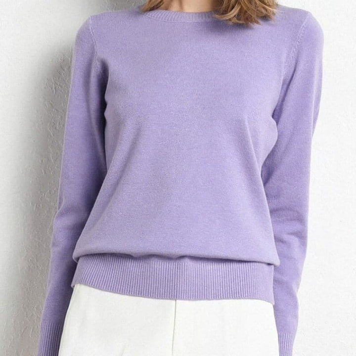 Drune | Sweatshirt - Weiche Wollmischung - runder Ausschnitt - lange Ärmel - bequeme Passform