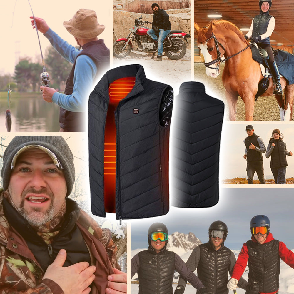 Drune | Unisex Weste Heizbar und Wasserfest Warmguard