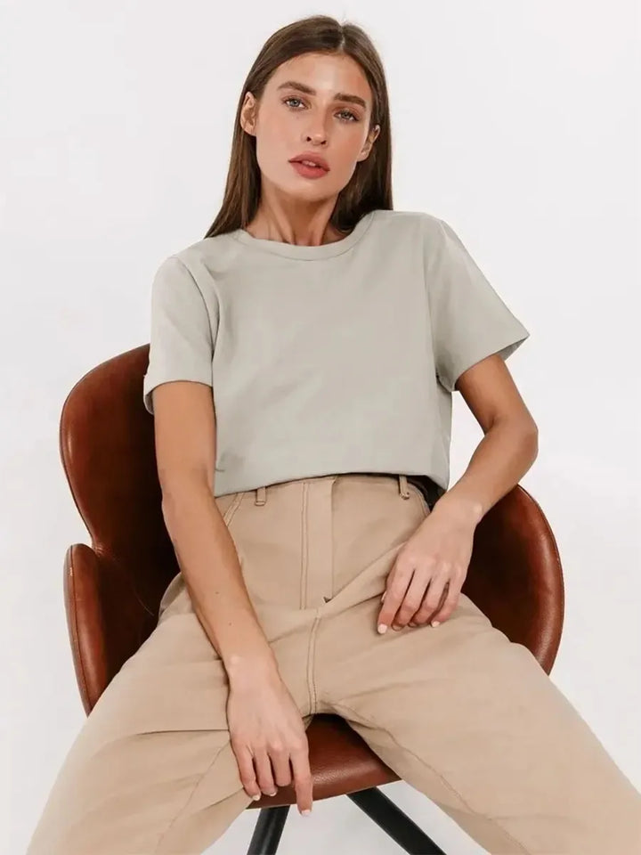 Drune | Damen-T-Shirt Aus 100% Baumwolle