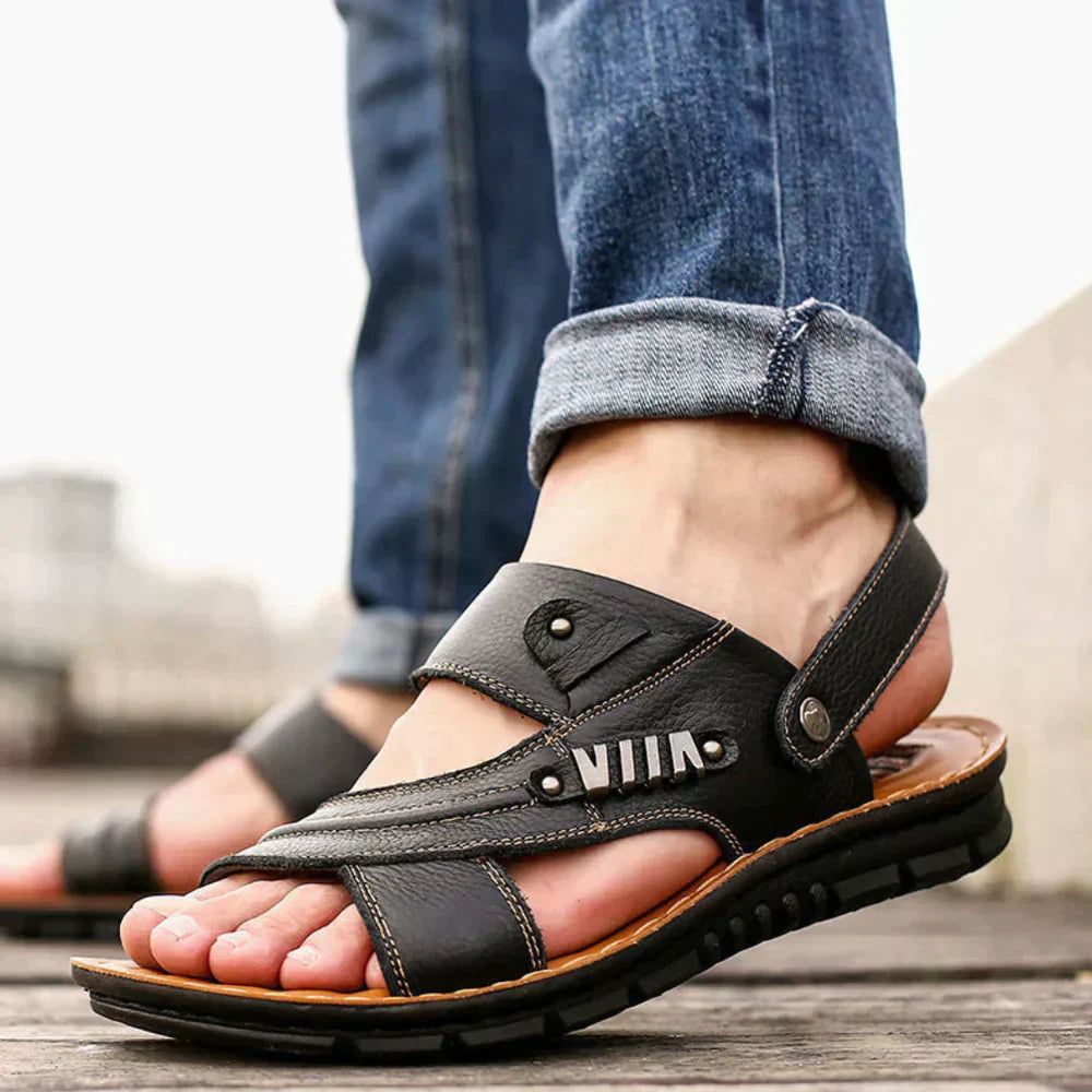 Drune | Atmungsaktive Sandalen Mit Offener Spitze Für Herren