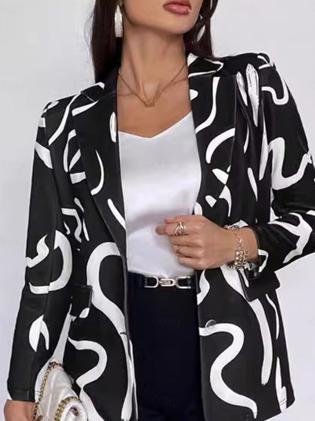 Drune | Stilvolle Damen Blazer mit Print